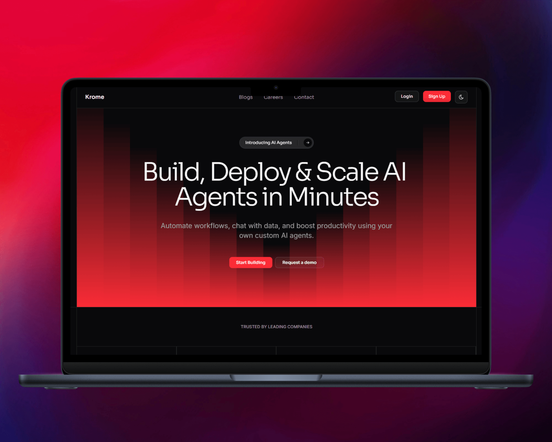 Krome AI Agent Template is now on Microlaunch