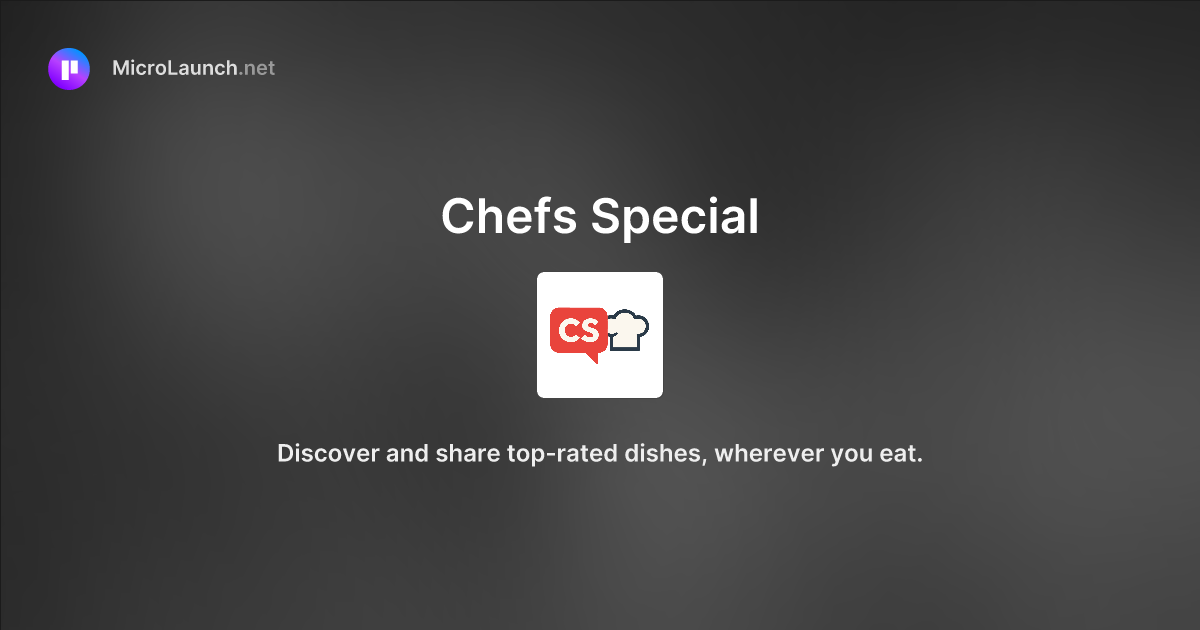 Chef's special - my personal pet project