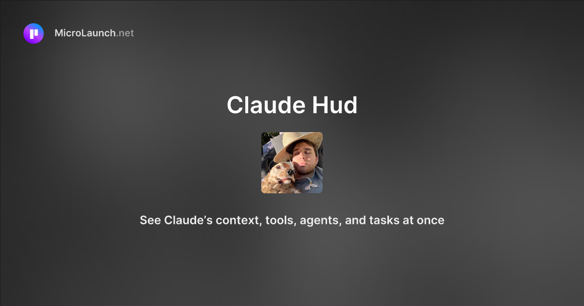 Claude Hud is now on Microlaunch